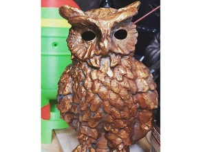 owl christmas tree topper animals xmas ornaments 3d print model - Mito3D