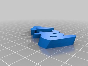 Schlüsselanhänger Terrasse angepasst 3d print model - Mito3D