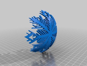 fiocco di neve ciotola organizzazione piatto portachiavi 3d print model - Mito3D