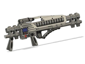 gi joe nanomites launcher Requisiten gun luncher Gewehr steigen cobra Sprengkopf Waffe 3d print model - Mito3D