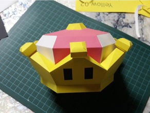 süper taç Süper mario oyuncaklar oyunlar kuppa papercraft Prenses 3d print model - Mito3D