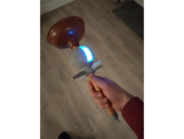 light up fortnite clinger props battle royal grenade 3D print model - Mito3D