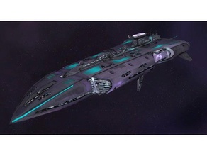 radiance battleship video games starship game 3d print model - Mito3D