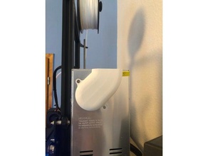 ender 3 fonte de alimentação tampa do ventilador 3d a impressora os acessórios ender3 duto 3d print model - Mito3D