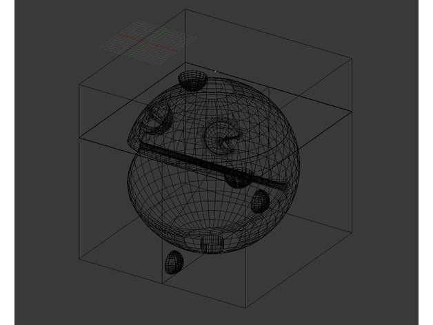 pacman moule 3 pièces les créatures 3D print model - Mito3D