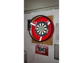 darts board ring light sport outdoors 3d print model - Mito3D