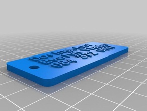 sacchetto di scuola etichetta evelyn vladar organizzazione personalizzato 3d print model - Mito3D