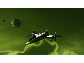 tec droni art bomber fighter starfighter starship video di gioco 3d print model - Mito3D