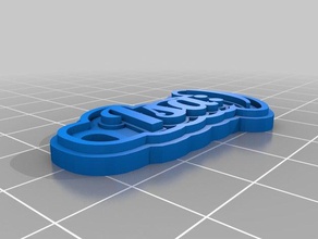 isabel i portachiavi personalizzato 3d print model - Mito3D