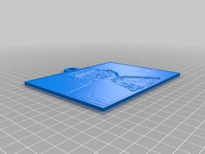 meu personalizados lithopane 2d arte 3d print model - Mito3D