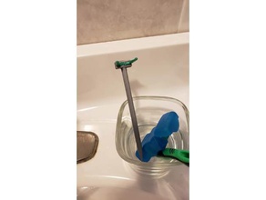 reach access-compatible flosser handle bathroom 3d print model - Mito3D
