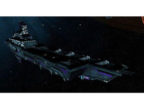 sova transportista video juegos el buque de guerra starship juego 3d print model - Mito3D