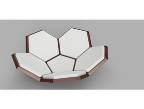 vide poche-design Container bicolor bicolore bicouleur Haus vide-poches 3d print model - Mito3D