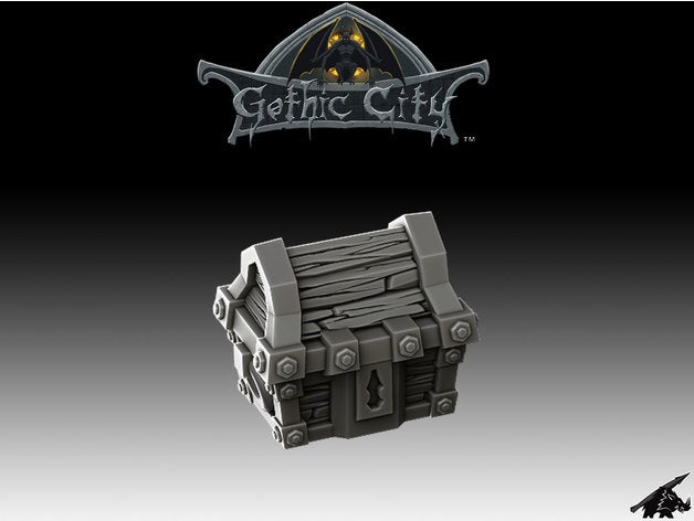 cidade gótica peito o nosso novo kickstarter agora ao vivo adereços frostgrave 3D print model - Mito3D