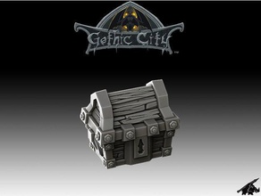 gothic city chest our new kickstarter now live props frostgrave 3d print model - Mito3D