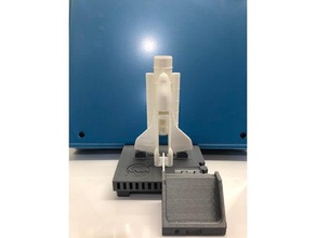 office supply organizer stand 3d printing 3dprinting desk nasa organization supplies rocket solidworks space spaceship shuttle 3d print model - Mito3D