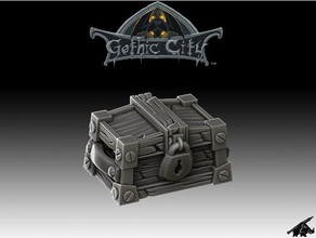 gothic city chest our new kickstarter now live props frostgrave hearoquest warhammer quest 3d print model - Mito3D