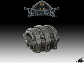 gothic city chest our new kickstarter now live props frostgrave heroquest warhammer quest 3d print model - Mito3D