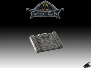 tilescape gótico da cidade de armadilha porta nosso novo kickstarter agora ao vivo adereços frostgrave heroquest warhammer quest 3d print model - Mito3D
