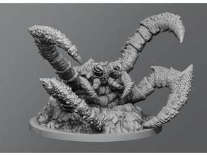 ancient cave spider toys games dd dungeons dragons monster tabletop 3d print model - Mito3D