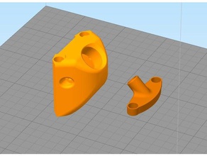 infinitum 4 cam pod 60&deg linear montagem da antena rc veículos 3d print model - Mito3D