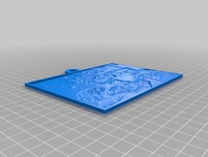 hdc berkeley 2d art personalizzato 3d print model - Mito3D