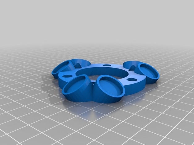 kossle magnetic upgrade v2 diamond hotend 15mm magnets 3d printer parts folgertech kossel effector 3D print model - Mito3D