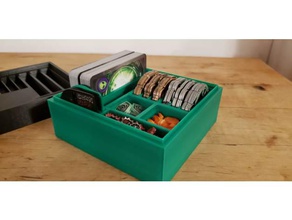 keyforge boîte jouet jeu accessoires de plateau cartes deckbox deck box pont titulaire rangement 3d print model - Mito3D