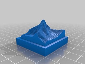 3d slash mountain other 3d print model - Mito3D