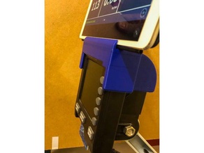 concept2 pm3 mobile tablet holder diy rower 3d print model - Mito3D