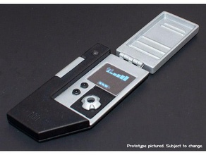 star trek enterprise inspirado comunicador props dispositivo ste tricoder 3d print model - Mito3D