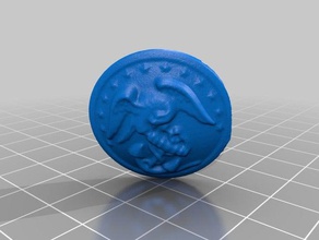 marine button costume 3d scan clothing marines military 3d print model - Mito3D