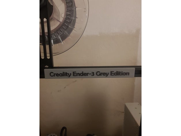 creality ender-3 color edition 3d printer accessories cosmetic ender 3 3D print model - Mito3D