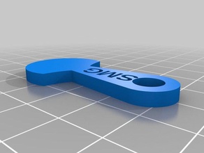 my customized shopping trolley token household supplies 3d print model - Mito3D