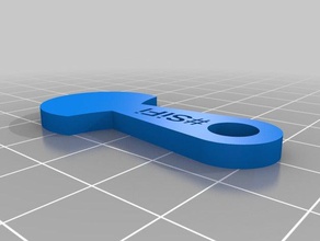 my customized shopping trolley token sifi household supplies 3d print model - Mito3D