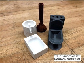tuvalet pompası rulo ofis malzemeleri kağıdı 3d print model - Mito3D