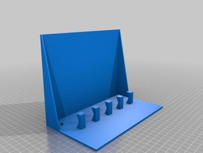 keyhooks cartera de almacenamiento cosa organización gancho la pared 3d print model - Mito3D