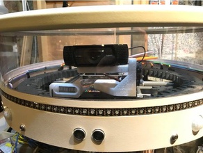 hauteur de montage logitech c920 la caméra robotique 9g servo support 3d print model - Mito3D