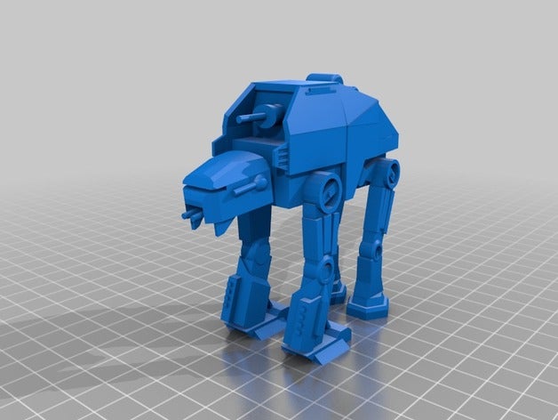 new m6 heavy assault walker star wars last jedi models 3D print model - Mito3D