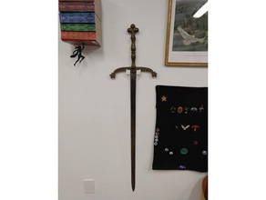 sword mount wall decor 3d print model - Mito3D