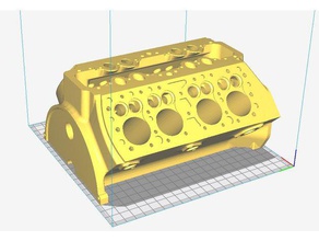ford a testa piatta v8 modello di funzionamento parti del motore veicoli 3d print model - Mito3D
