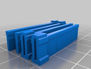 estrada barreira de concreto brinquedos jogos 28mm fo4 fww tnt 3d print model - Mito3D