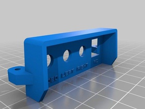 nes-101 top loader av back plate video games 3d print model - Mito3D
