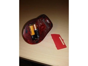 mouse tampa da bateria substituição partes 3d print model - Mito3D