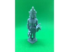 altos elfos clérigo adornado unicornio de engranajes juegos dd highelf mini el escudo espada 3d print model - Mito3D
