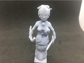 natasha human rogue Spiele Bogen dd Kleid lady mini Schwert 3d print model - Mito3D