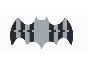flexi batarang 8 animals articulated dual extruder extrusion flexible polymathic print place toy 3d print model - Mito3D