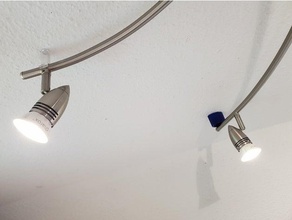 -ıkea kapalı tavan standı 5 husinge-noktalar raillamp yedek parçalar parça 3d print model - Mito3D