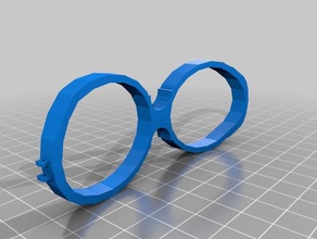 rigid goggles frame 3d printing 3d print model - Mito3D