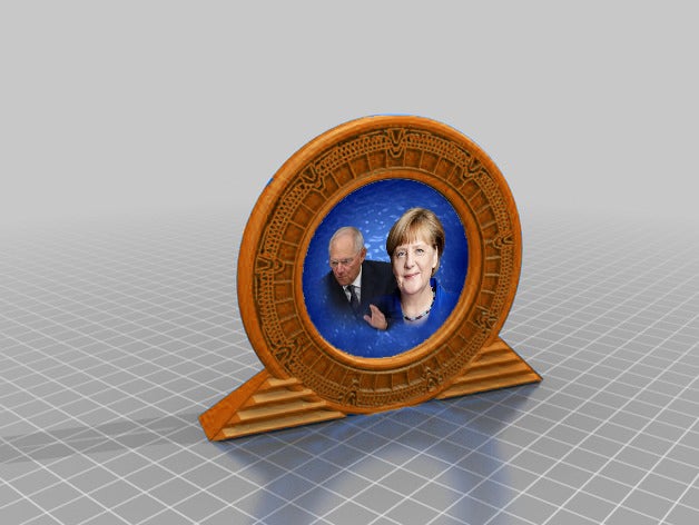 stargate resim çerçevesi dekor 3D print model - Mito3D